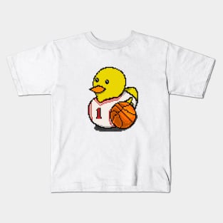 Bulls Basketball Rubber Duck Kids T-Shirt